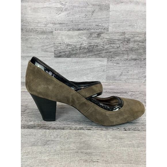 Naturalizer Womens Julius Suede Mary Jane Heels Size 8.5 - Picture 7 of 8